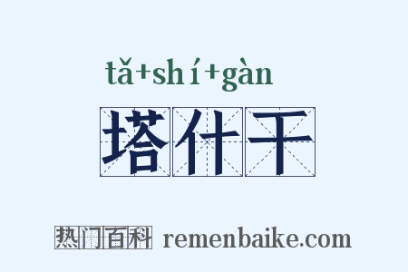 塔什干是什么意思的图片